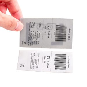 uhf fabric garment care label